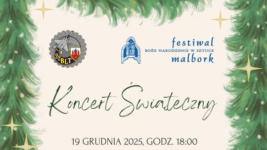 Koncert Świąteczny w Klubie 22. Bazy Lotnictwa Taktycznego w Malborku.