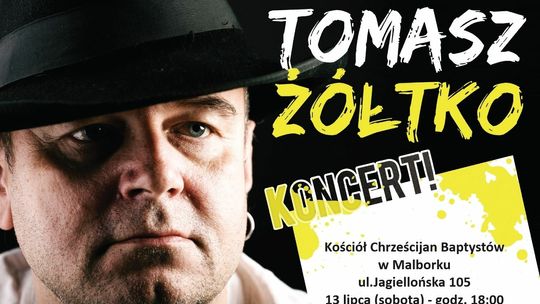 Koncert Tomasza Żółtko w Malborku.