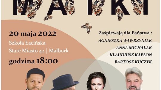 Koncert z okazji Dnia Matki w malborskiej Szkole Łacińskiej.