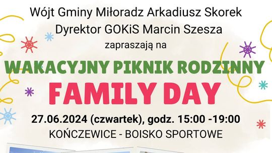 Kończewice. Wakacyjny piknik rodzinny "Family Day"