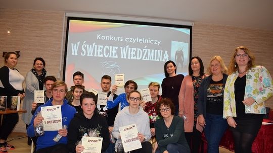 Konkurs czytelniczy „W świecie Wiedźmina” w malborskim ZSP nr 3.