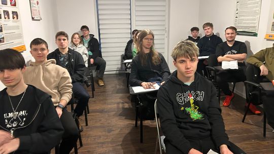 Kurs prawo jazdy kat. B dla uczniów Technikum nr 3 w Malborku.