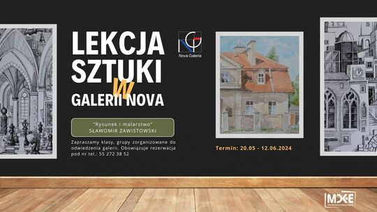 Lekcje Sztuki dla malborskich uczniów w Galerii Nova