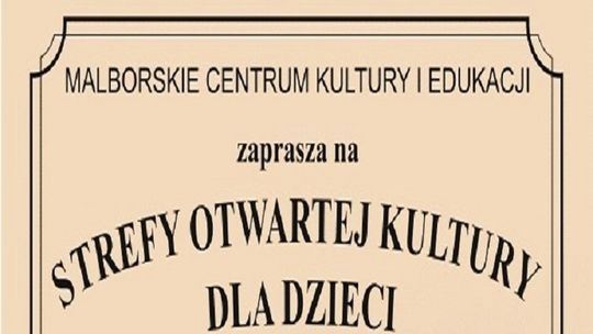 Malarstwo, śpiew, gra na instrumentach - wszystko podczas Strefy Otwartej Kultury.