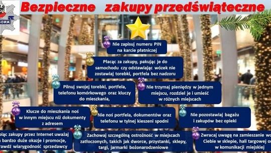 Malbork. Bezpieczne święta - Policjanci ostrzegają !