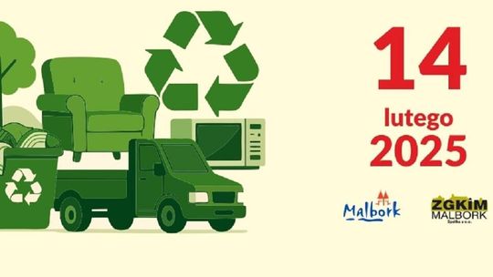 Malbork. Bezpłatna zbiórka odpadów wielkogabarytowych, zużytego sprzętu elektronicznego i elektrycznego.