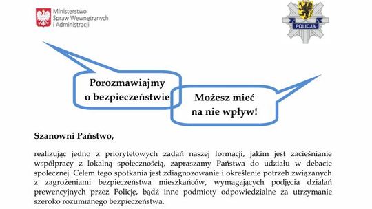 Malbork. Debata społeczna pn. „Porozmawiajmy o bezpieczeństwie – możesz mieć na nie wpływ”.