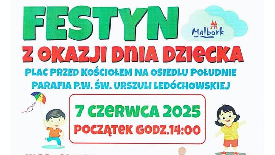 Malbork. Festyn Parafialny z okazji Dnia Dziecka.