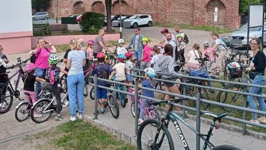 Malbork. „Jestem zdrowy. Jestem wysportowany”- Przedszkolny Rajd Rowerowy.