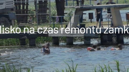 Malbork: Kąpielisko na czas remontu zamknięte - wchodzicie tam na własną odpowiedzialność 