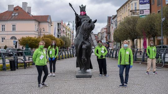 Malbork. Kazimierz Jagiellończyk w maseczce