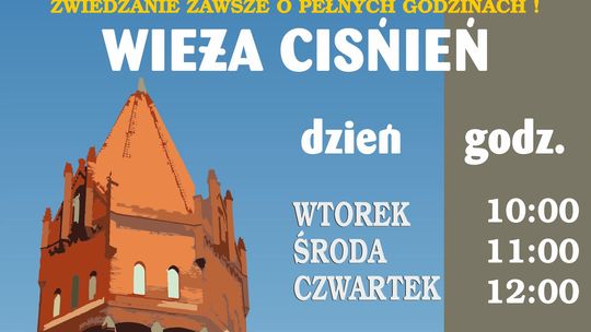 Malbork. Nowe godziny zwiedzania Wieży Ciśnień.