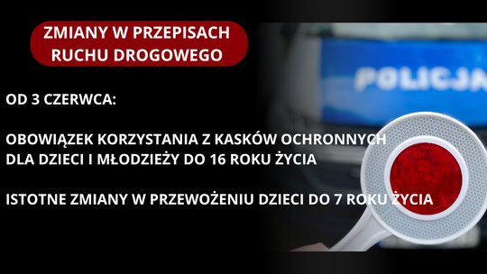 Malbork. Nowe przepisy drogowe dla dzieci i młodzieży. Ważne zmiany od 3 czerwca 2026 r.