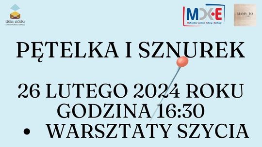 Malbork. Pętelkę i sznurek - warsztaty dla dzieci.