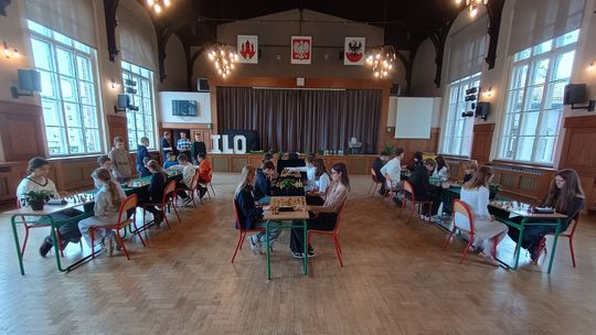 Malbork. Półfinały wojewódzkie rozgrywek międzyszkolnych w szachach drużynowych.