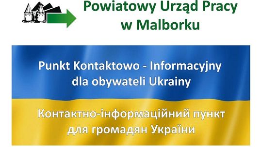 Malbork. Punkt Kontaktowo - Informacyjny dla uchodźców z Ukrainy.