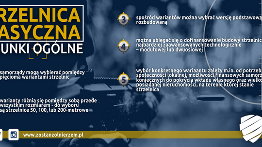 Malbork. „Strzelnica w powiecie”- Program wspierania jednostek samorządu terytorialnego w zakresie budowy i rozwoju infrastruktury strzeleckiej.