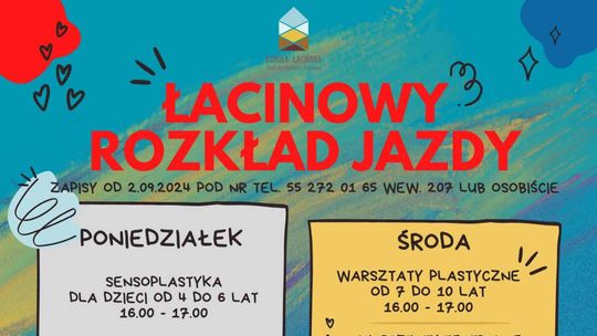 Malbork. Szkoła Łacińska zaprasza na zajęcia. Zapisy od 2 września.