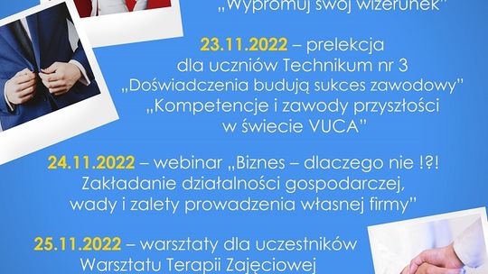 Malbork. "TYDZIEŃ UMIEJĘTNOŚCI" bezpłatne warsztaty oraz webinar.