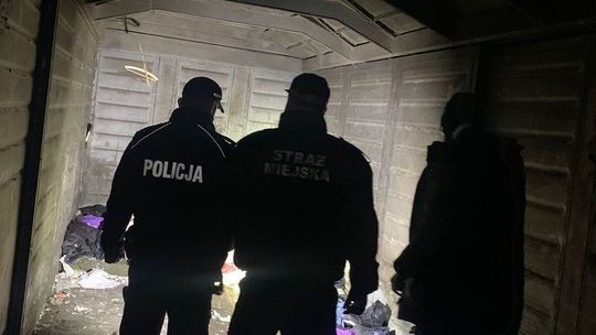 Malbork. Wspólnie działania służb w pomocy bezdomnym.