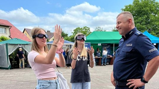 Malborscy policjanci promowali swój zawód podczas Akademickiego Festiwalu Nauki.