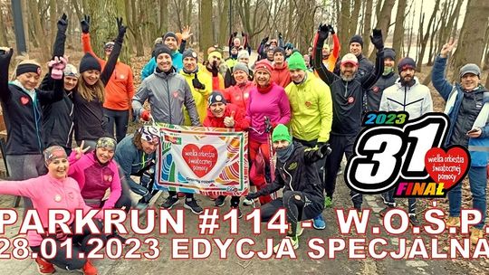 Malborski parkrun gra razem Wielką Orkiestrą Świątecznej Pomocy.