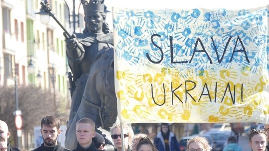 Malborski ZSP 4 przeciwko wojnie w Ukrainie