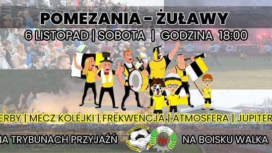 Mecz Pomezania Malbork vs. Żuławy Nowy Dwór Gdański.