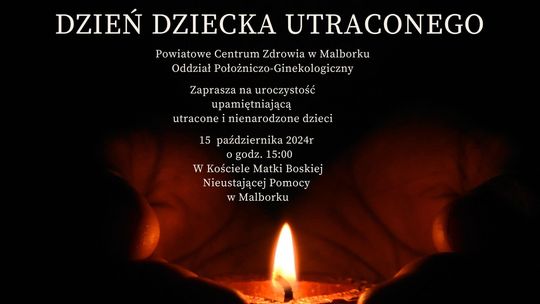 Międzynarodowy Dzień Dziecka Utraconego. Msza św. w kościele Matki Boskiej Nieustającej Pomocy w Malborku