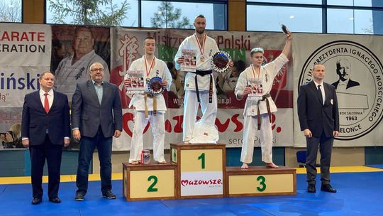 Miłosz Wolak z Malborka obronił tytuł mistrza Polski na Mistrzostwach Polski Młodzieżowców i Juniorów Kyokushin Karate