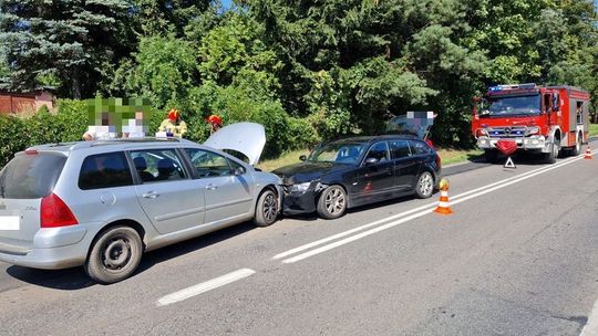 Niebezpieczne kolizje w powiecie malborskim.