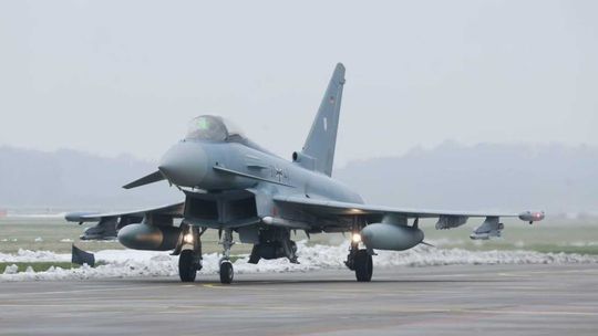 Niemieckie Eurofightery w ramach misji Air Policing już w Malborku.