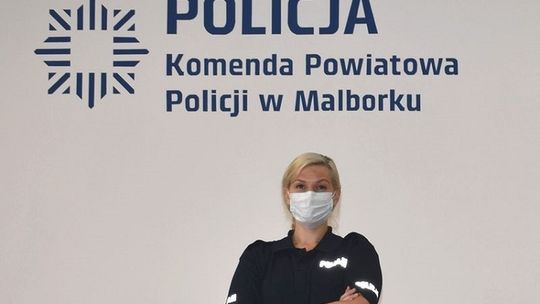 Nowa policjantka w Komendzie Powiatowej Policji w Malborku