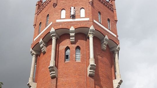 Nowa strona malborskiej Wieży Ciśnień.