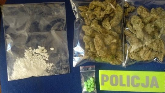 Nowy Dwór Gdański. Marihuana, kokaina i tabletki MDMA – to znaleźli policjanci u zatrzymanego 34-latka