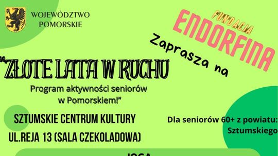 Nowy program aktywności dla seniorów z powiatu sztumskiego.