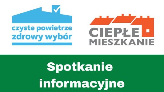 Nowy Staw. Czyste Powietrze oraz Ciepłe Mieszkanie - spotkanie informacyjne.