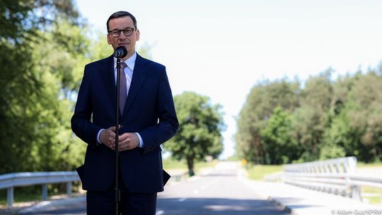 O 'Polskim Ładzie' w Gminie Lichnowy. Premier Morawiecki w Staryni.