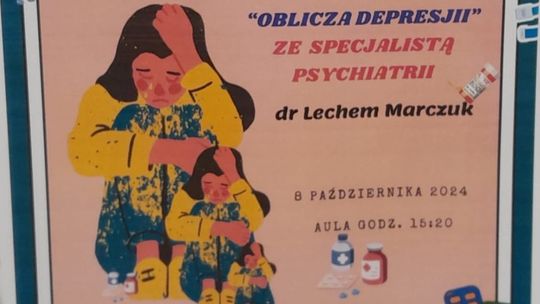 „Oblicza depresji” - spotkanie ze specjalistą psychiatrii w Sztumie.