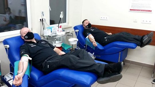 Oddali ponad 70 litrów krwi. Funkcjonariusze Służby Więziennej wzięli udział w ramach ogólnopolskiej akcji krwiodawstwa.