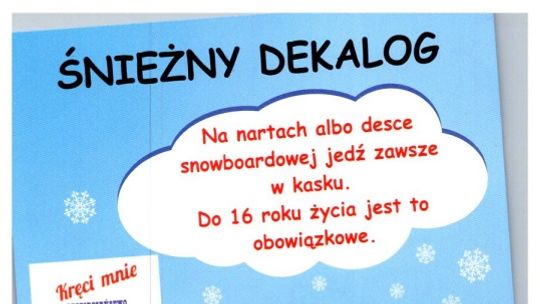 Ogólnopolska akcja policji pn. „Kręci mnie bezpieczeństwo na stoku”.