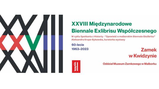 "Opowieść o malborskim Biennale Ekslibrisu" na zamku w Kwidzynie.