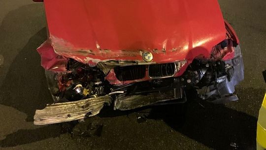 Policjanci pracowali na miejscu dwóch poważnych kolizji.