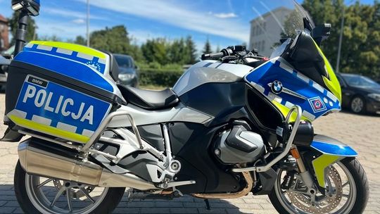 Policjanci z Malborka mają najnowszy model motocykla BMW R 1250 RT
