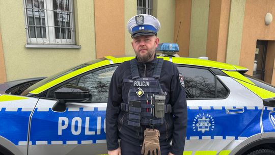 Policjant sztumskiej drogówki przebiegł 30 kilometrów w Malborku, by wesprzeć zbiórkę dla ciężko chorej Zosi