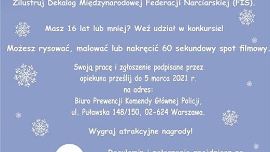 Policyjny konkurs dla dzieci "Śnieżny dekalog" 