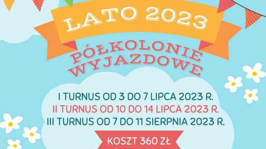 Półkolonie letnie 2023 z Malborskim Centrum Kultury i Edukacji.