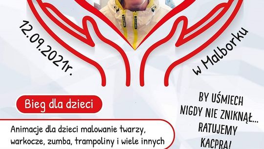 Pomoc poprzez sport. Bieg i Marsz Charytatywny dla Kacpra w Malborku