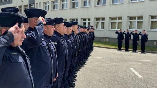 Pomorscy policjanci oddali hołd.