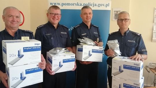 Pomorze. Nowy sprzęt dla policjantów ruchu drogowego